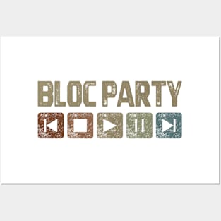 Bloc Party Control Button Posters and Art